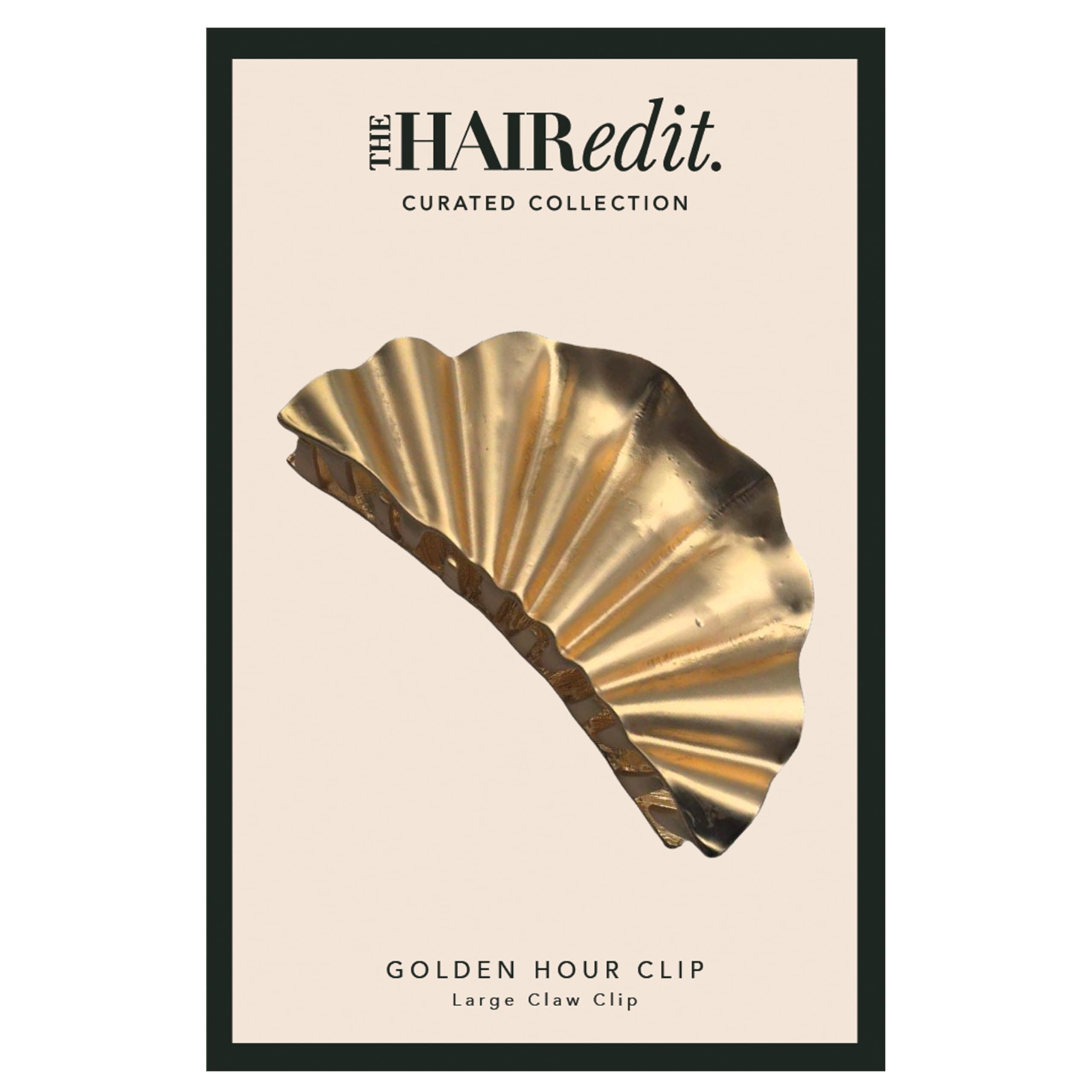 The Hair Edit Golden Hour Claw Clip, Elevated Metal Gold Claw Clip for Women, Elegant Hair Access... | Amazon (US)