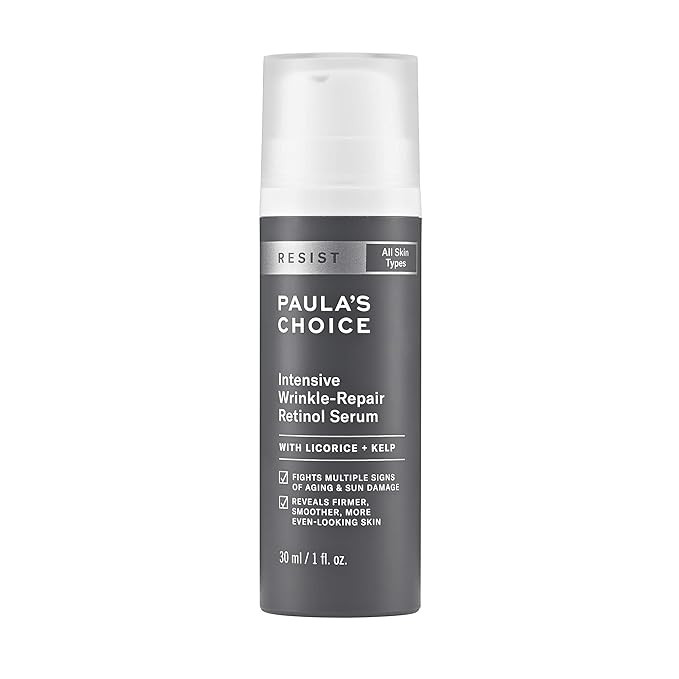 Paula's Choice RESIST Intensive Wrinkle-Repair Retinol Serum, Squalane, Vitamin C & E, Anti-Aging... | Amazon (US)