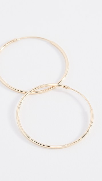 Plain Hoop Earrings | Shopbop