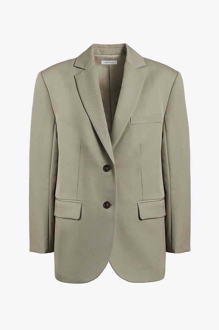 Quinn Blazer - Green Khaki | Anine Bing