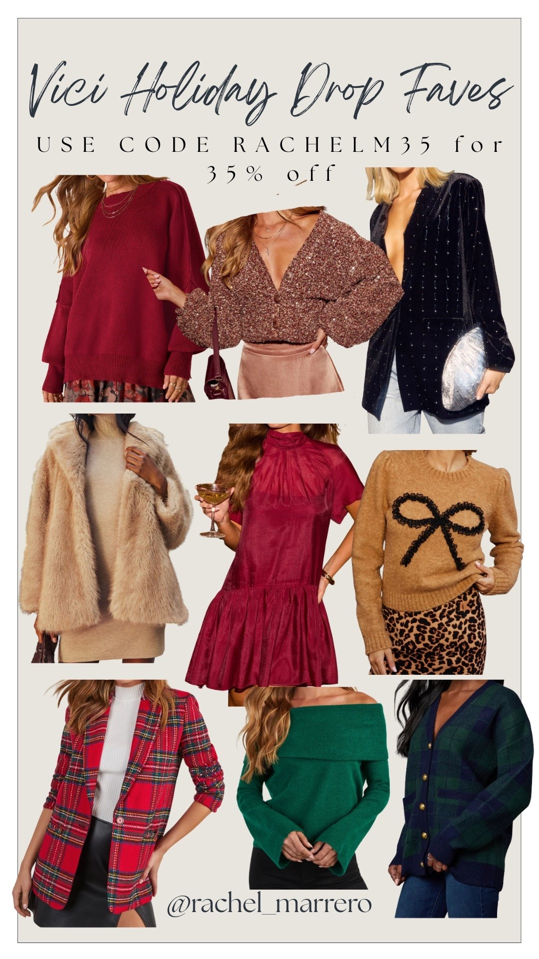 My VICI holiday faves!! 


Christmas dress, sweater, women’s fashion, winter, jacket, blazer 

#LTKHoliday #LTKFindsUnder100 #LTKStyleTip