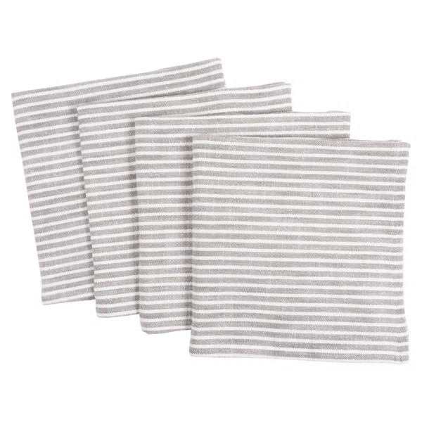 Valorie Cotton Striped Square Napkin (Set of 4) | Wayfair North America