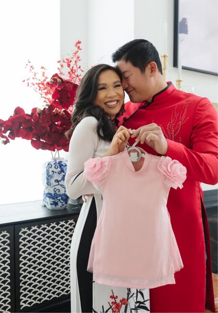 Baby girls ao dai that I adore! She recently wore it for her birthday and it was perfect. Made out of chiffon and high quality silk 

#LTKbaby #LTKstyletip