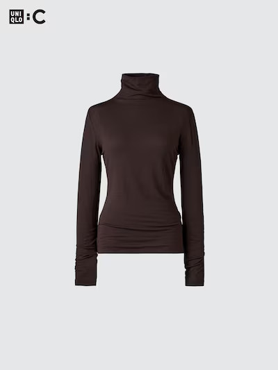 HEATTECH Cashmere Blend T-Shirt | Extra Warm | Turtleneck | UNIQLO (US)