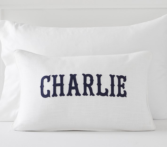 Monogram Name Pillow Cover | Pottery Barn Kids
