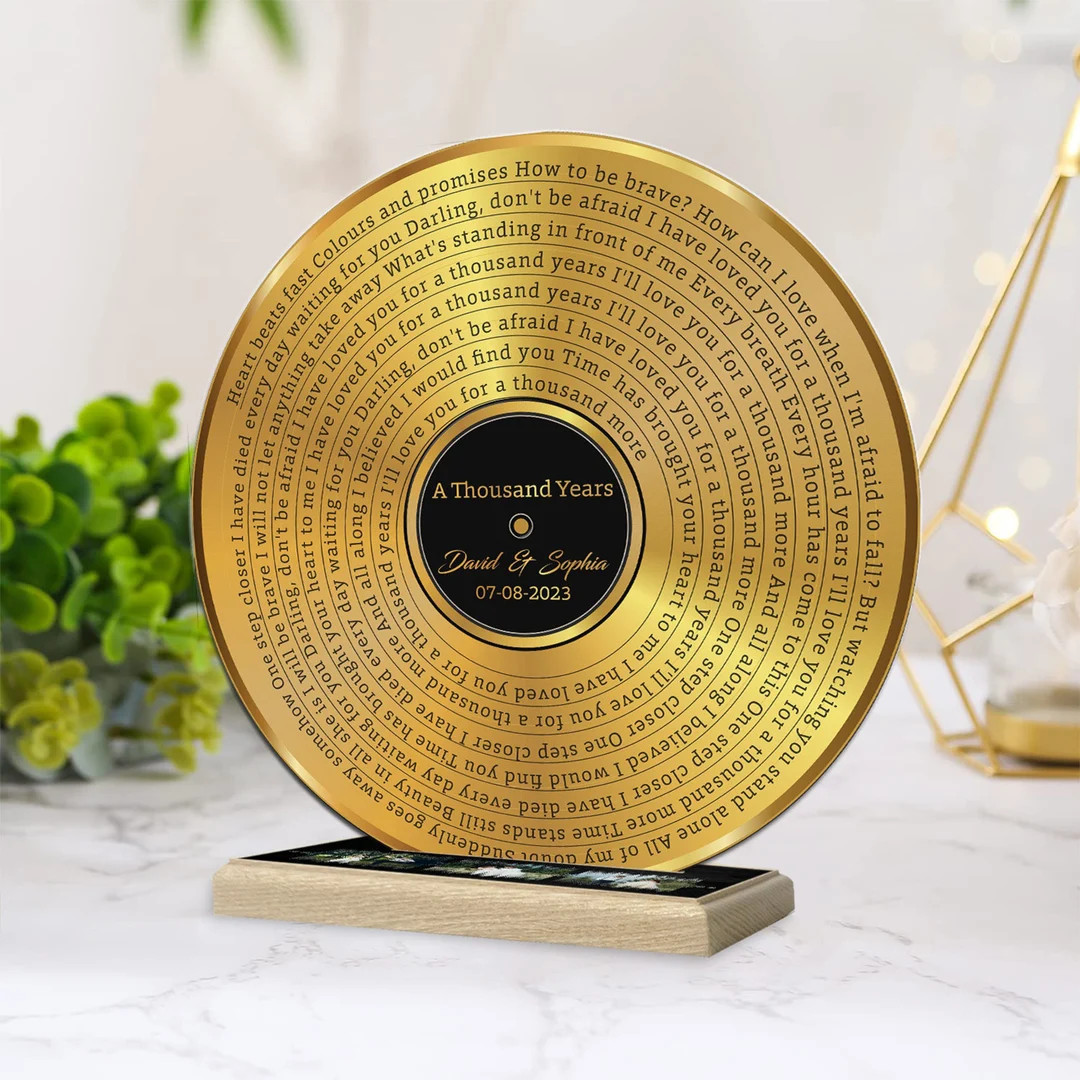 Valentine Gifts For Him, Couples Gift, Custom Vinyl Record, Custom Valentine Gift, Song Plaque Cu... | Etsy (US)