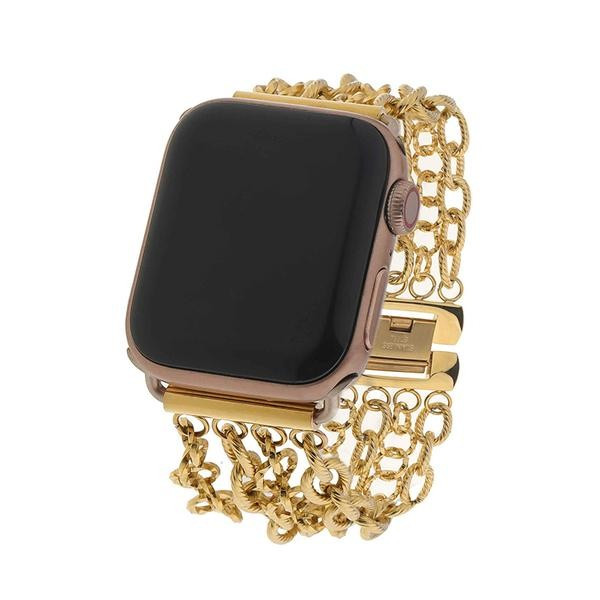 Gold Plated Linked Chain Apple Watch Band | Victoria Emerson