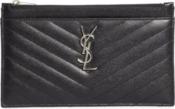 Saint Laurent Monogram Matelassé Leather Pouch | Nordstrom | Nordstrom