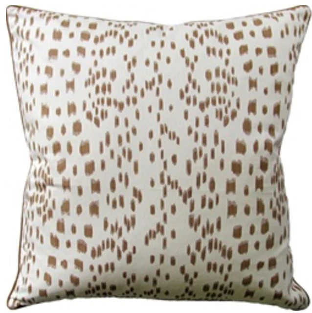 Les Touches Pillow, Tan, Pair | Paloma & Co.
