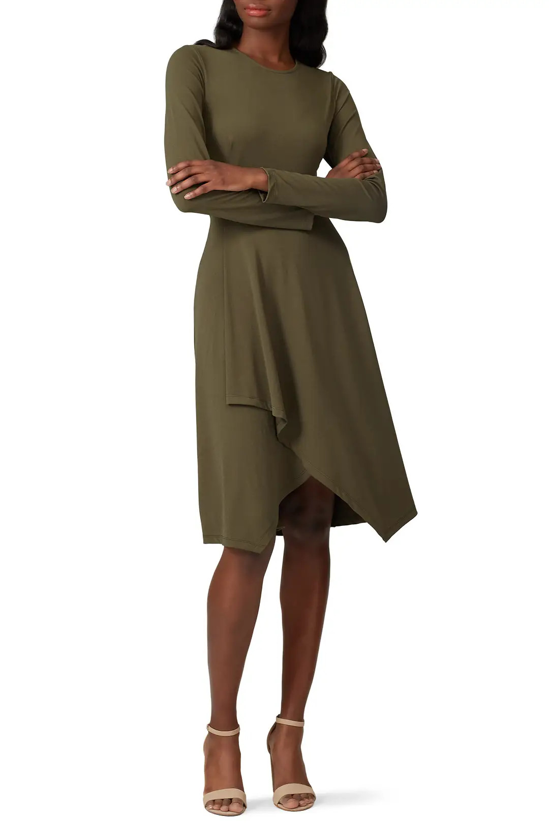 Leota Moss Gemma Dress | Rent the Runway