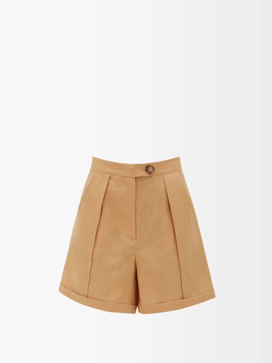 Sundowner high-rise linen shorts | Matches (US)