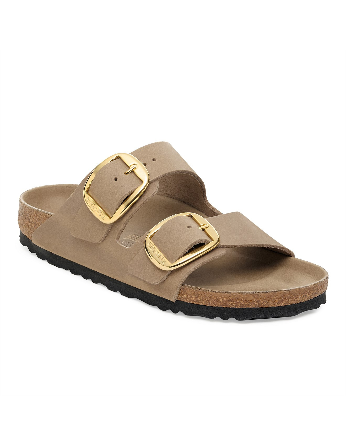 Arizona Big Buckle Oiled Leather Regular SANDAL | David Jones (Australia & New Zealand)