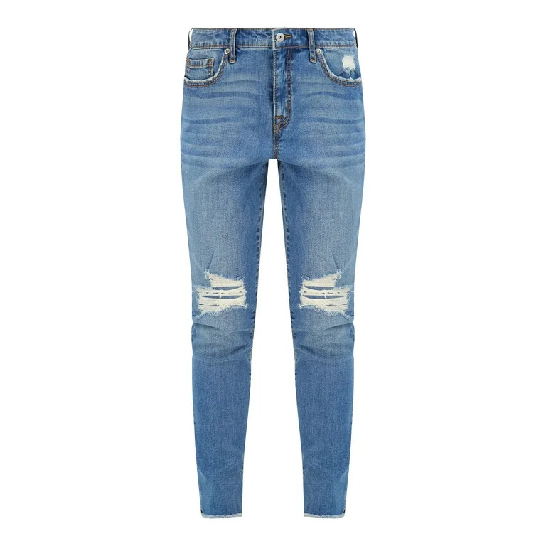 Sofia Jeans Women's Bagi Boyfriend Mid-Rise Distressed Jeans | Walmart (US)