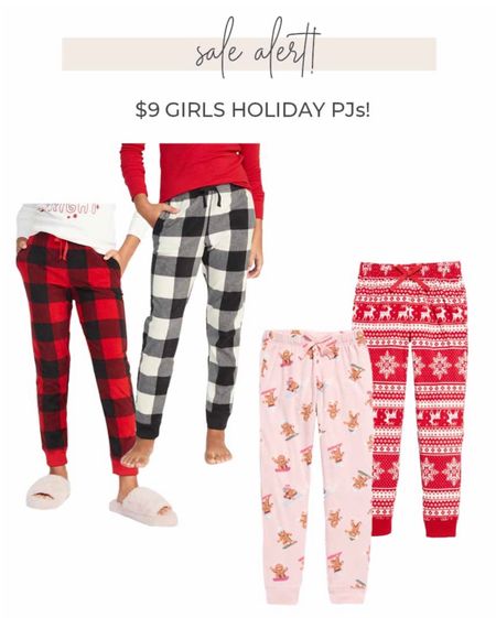 $9 girls holiday pajama pants! 

#holidaypajamas #kidschristmaspjs 

#LTKSeasonal #LTKHoliday #LTKkids