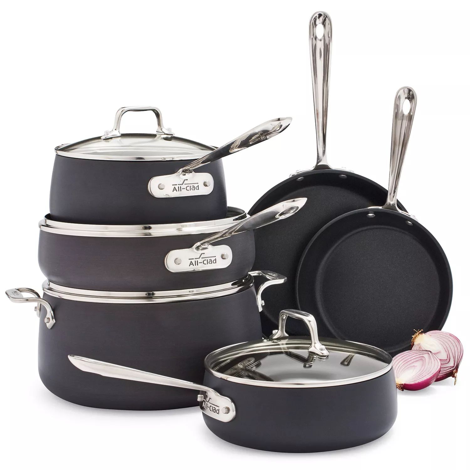 All-Clad HA1 Nonstick 10-Piece Set | Sur La Table