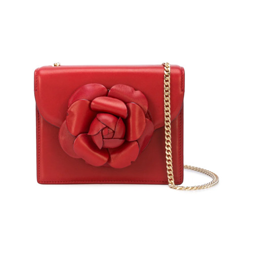 Oscar de la Renta mini Tro crossbody bag - Vermelho | FarFetch BR