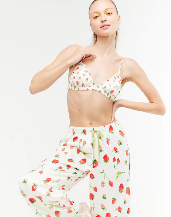 Dream Wide Leg Pants | Luxe Satin (Shortcake) | Parade