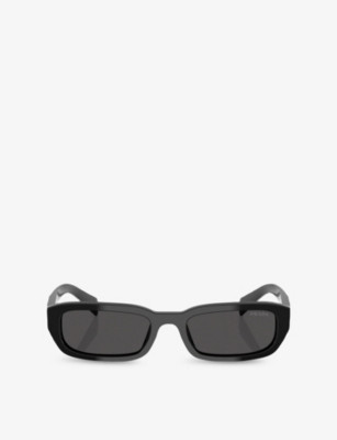 PR B06S Rectangle-Frame Acetate Sunglasses | Selfridges