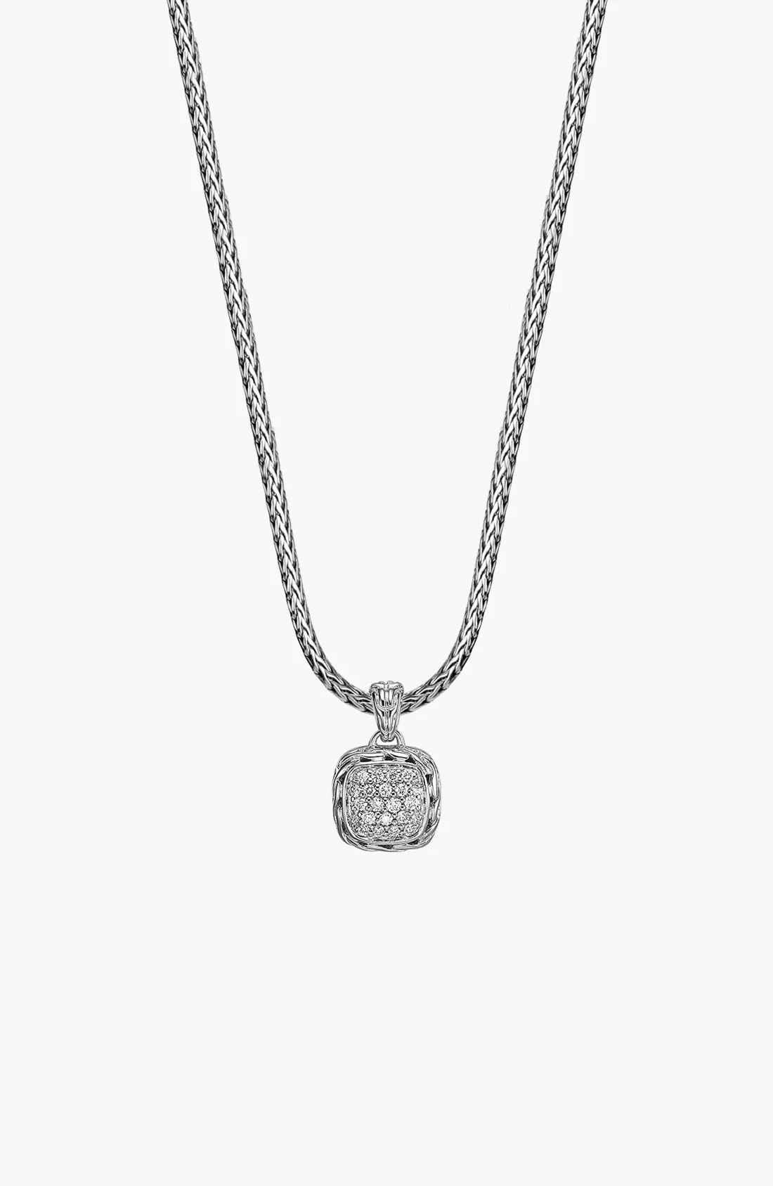 Women's John Hardy 'Classic Chain' Pave Diamond Pendant Necklace | Nordstrom
