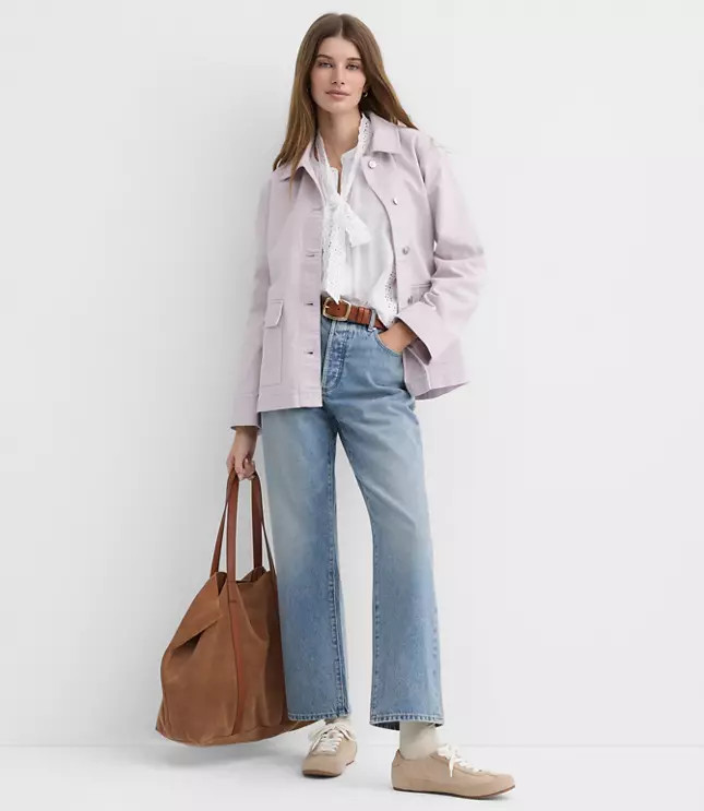 Twill Chore Jacket | LOFT