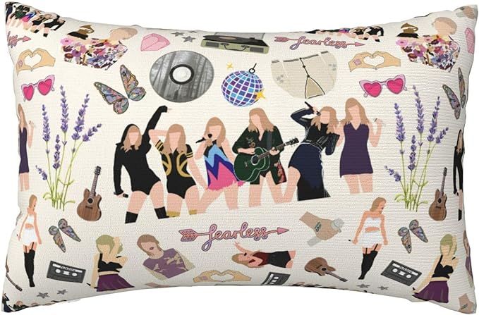 Pillowcase Pillow Case Standard Size 20 X 30 Pillow Cases Queen Size Pillow Covers Gifts for Wome... | Amazon (US)