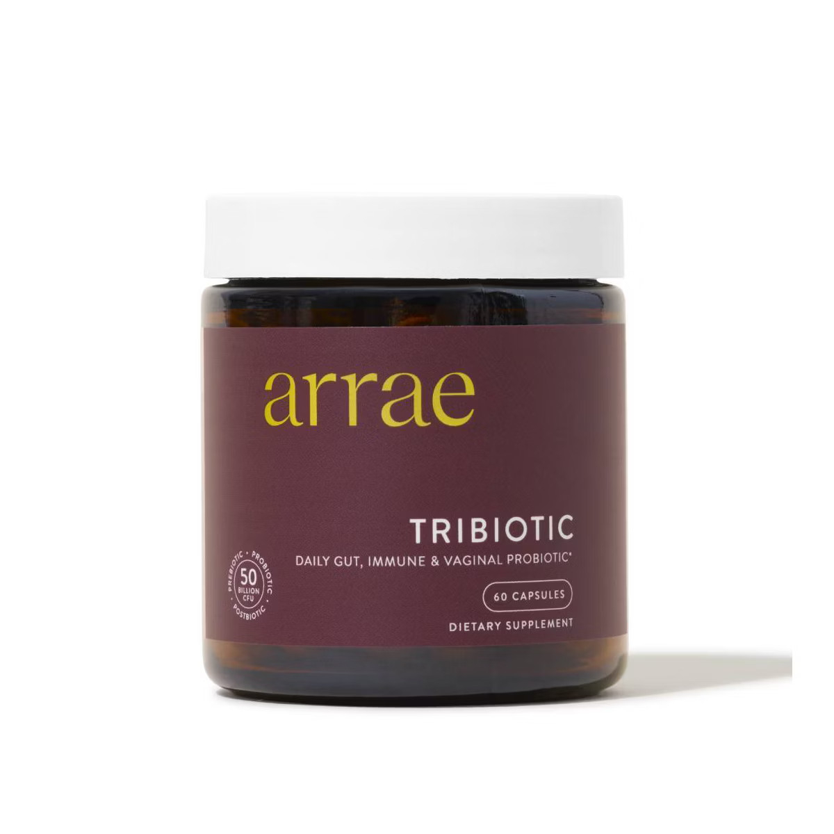 Arrae Tribiotic, Gut, Skin & Vaginal Support Dietary Supplement Capsules - 60ct | Target