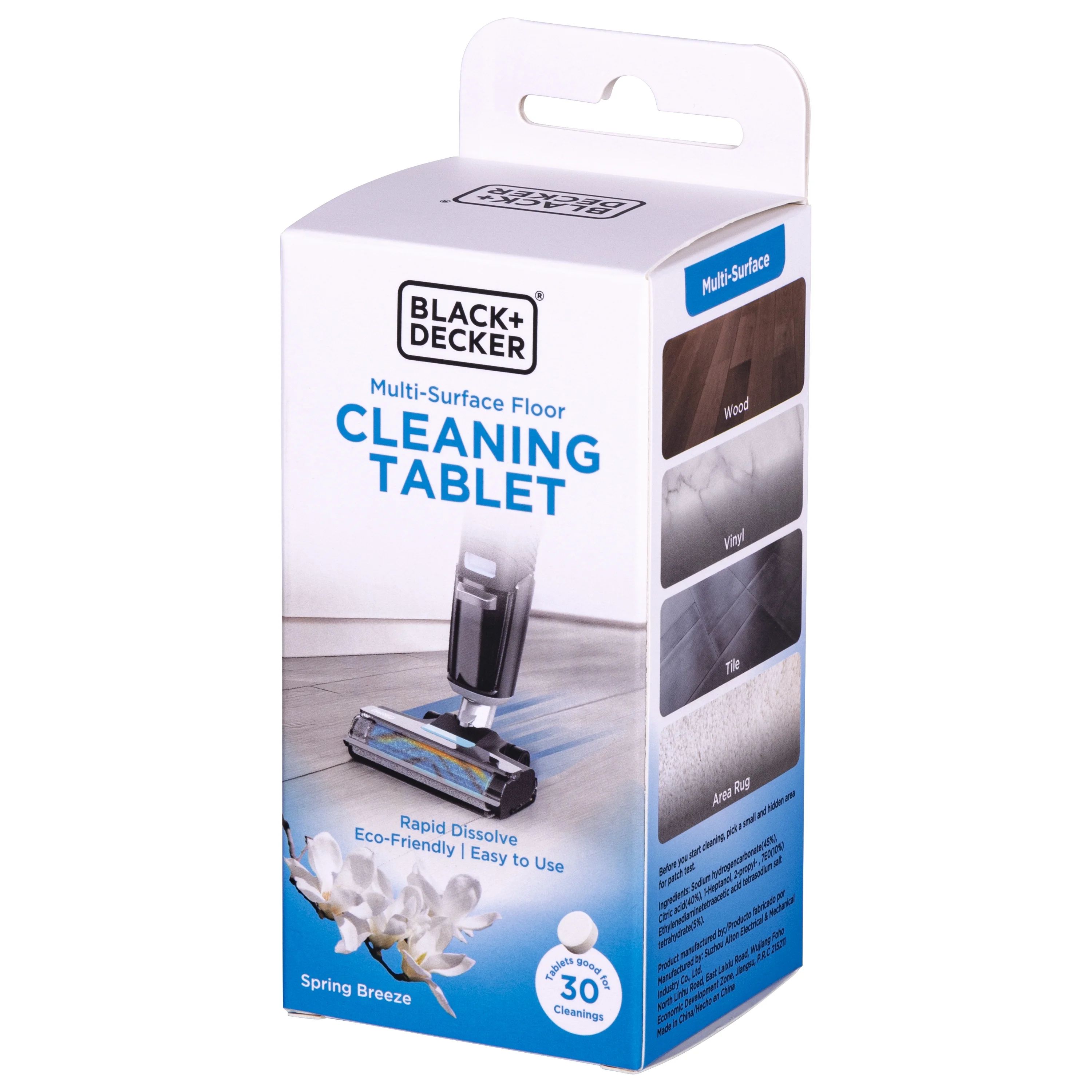 BLACK+DECKER Floor Cleaning Tablets Spring Breeze Scent 30 Count | Walmart (US)