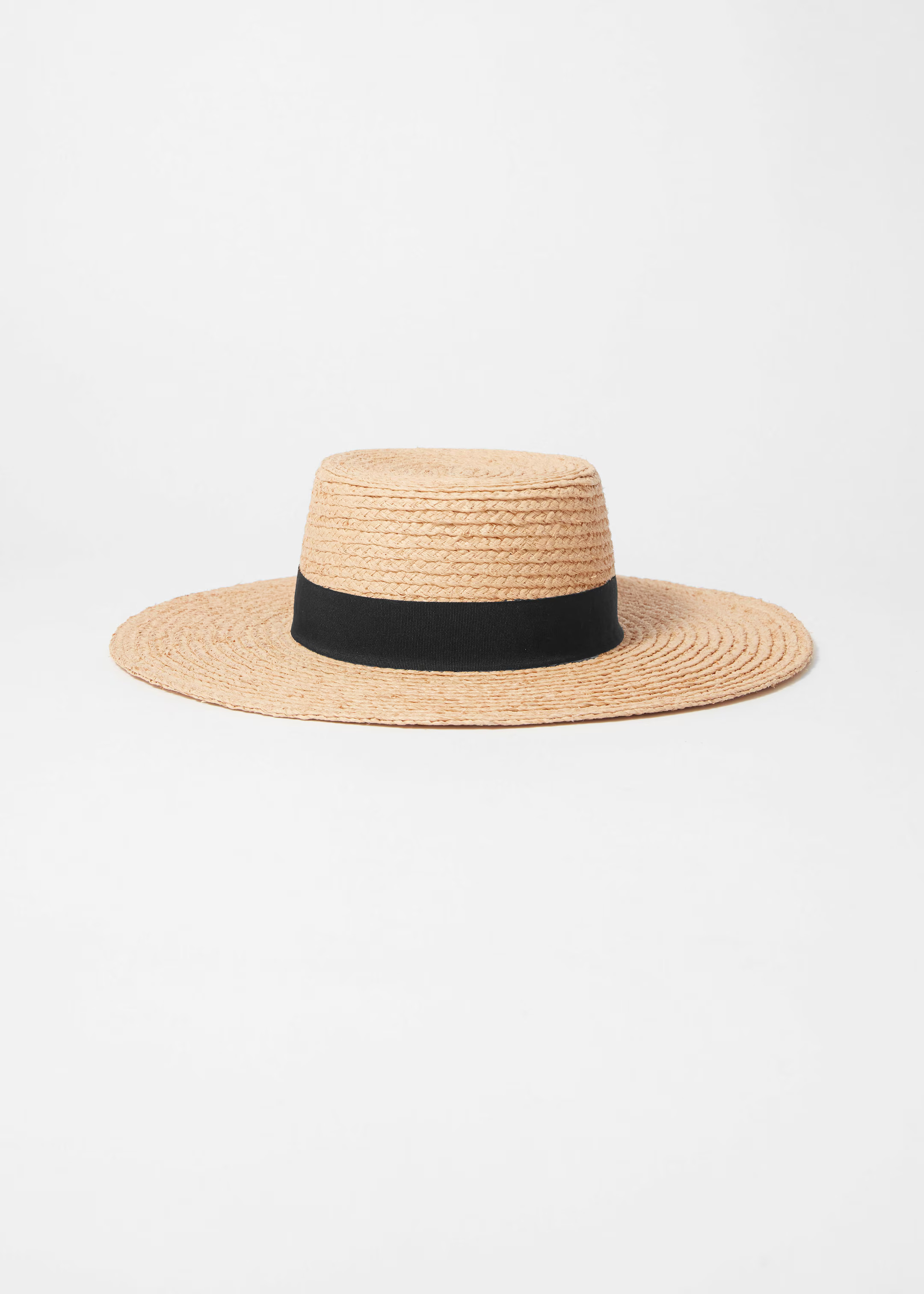 Grosgrain-Trimmed Raffia Hat | & Other Stories UK
