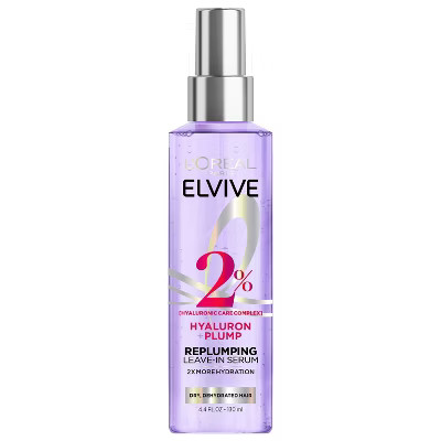 L'Oreal Paris Elvive Hyaluron Plump Replumping Hair Serum Paraben-Free - 4.4 fl oz | Target