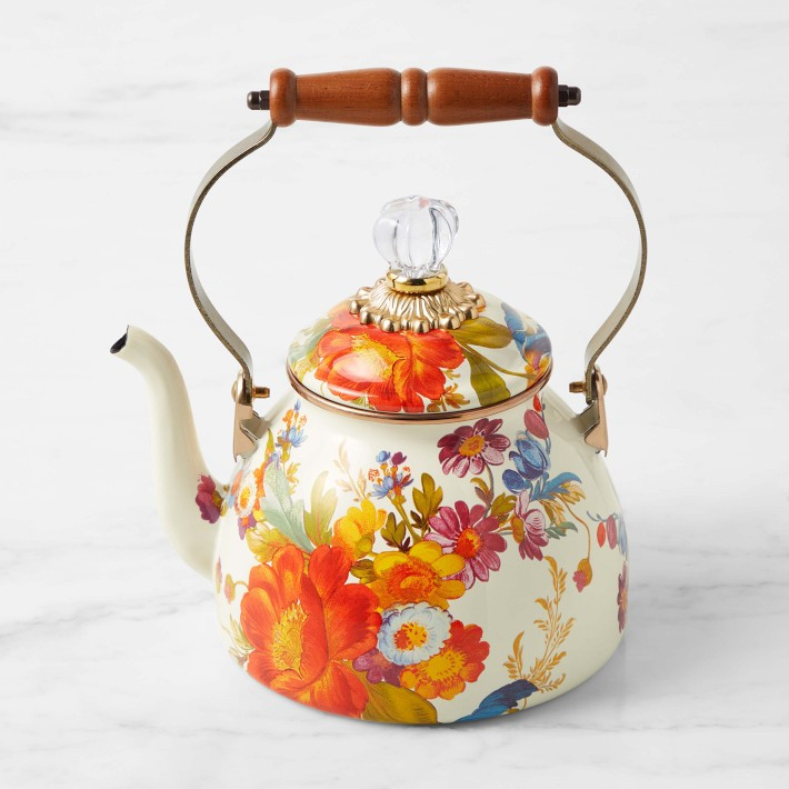 MacKenzie-Childs Flower Market Tea Kettle | Williams-Sonoma