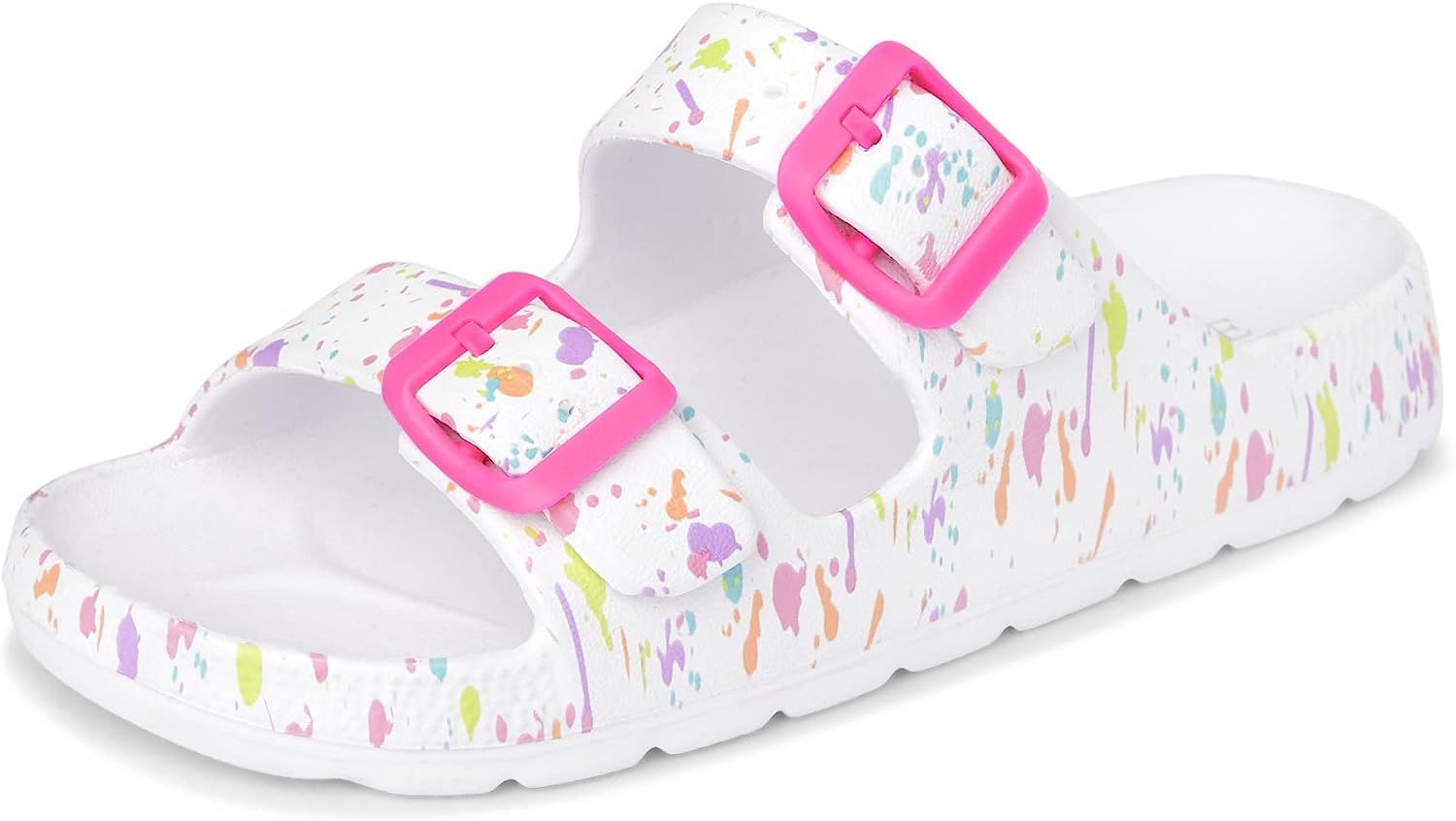 The Children's Place Unisex-Child Buckle Slides Sandal | Amazon (US)