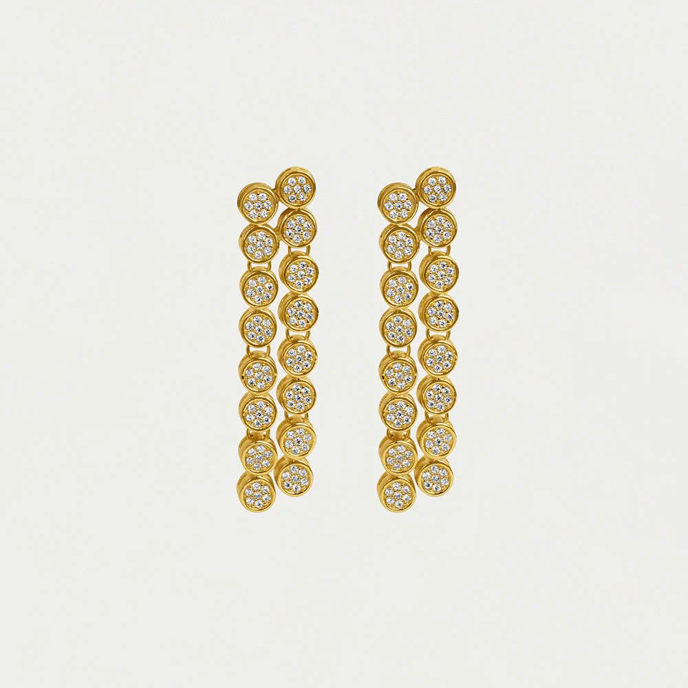 Mirabeau Pavé Statement Drop Earrings | Dean Davidson