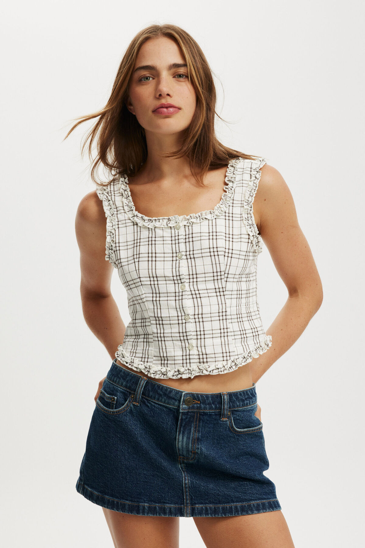 Emily Ruffle Top | Cotton On (US)