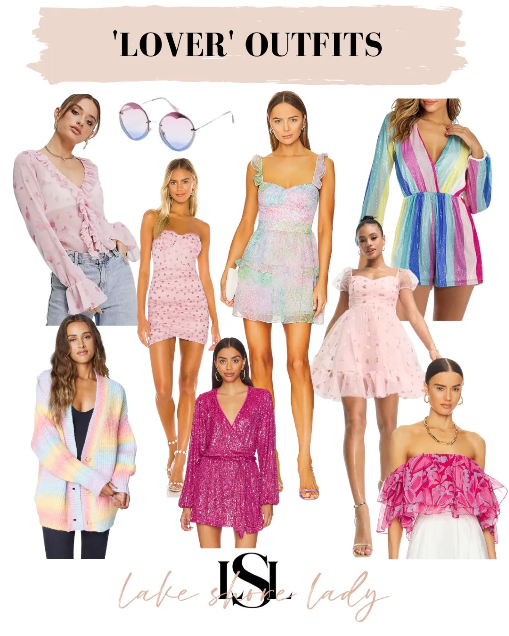 Eras Tour outfit ideas inspired by Lover album!

Taylor Swift concert outfit ideas, eras tour outfit inspo 