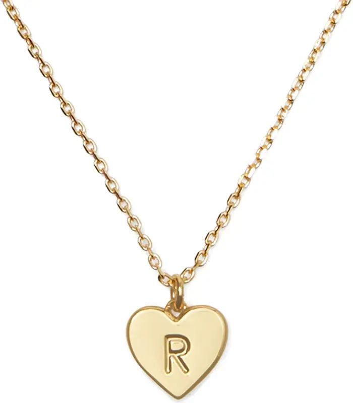 initial heart pendant necklace | Nordstrom