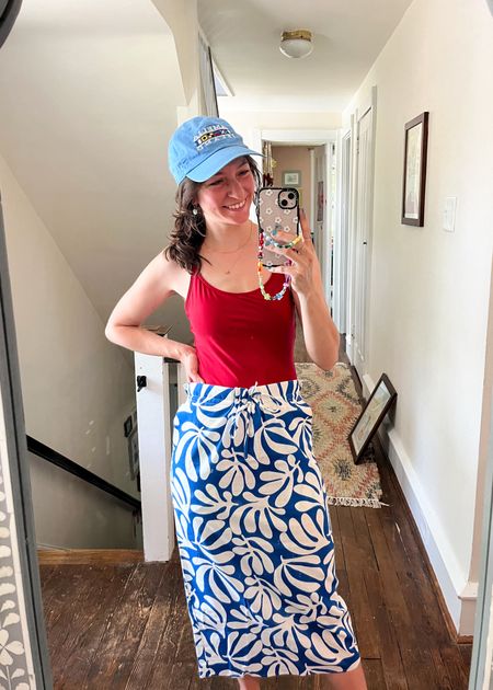 Love this sustainably made one-piece in this bold cherry red for summer. Pair with a sarong or shorts for an easy summer outfit! 

#LTKSeasonal #LTKFindsUnder50 #LTKSwim