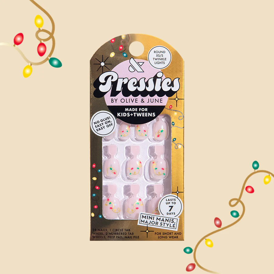 Twinkle Lights - Pressies | Extra Short Short | Round | Olive & June