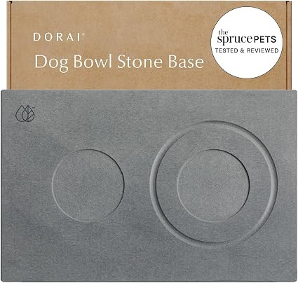 Dorai Home Dog Bowl Stone Drying Mat - Pet Feeding Mat with Non-Slip Base that Absorbs Spills and... | Amazon (US)