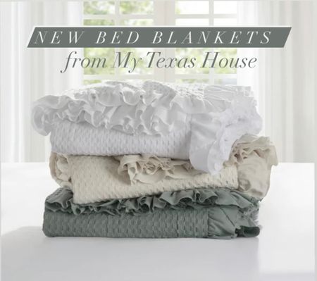 Waffle woven bed blankets are now available at Walmart! 

#LTKhome #LTKFind #LTKSeasonal