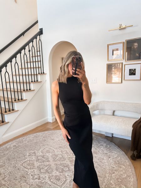 HOW elegant is this SET!! 🤩 obsessed and for sure a keeper! Comes in 4 colors.

Wearing an xs in both pieces here! 🖤

#LTKstyletip #LTKfindsunder100 #LTKworkwear
