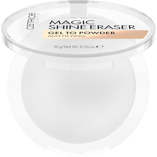 Catrice | Magic Shine Eraser Gel-To-Powder | Instant Matte, Soft-Focus Effect | Transparent, Travel-Friendly Formula | Vegan & Cruelty Free | Amazon (US)