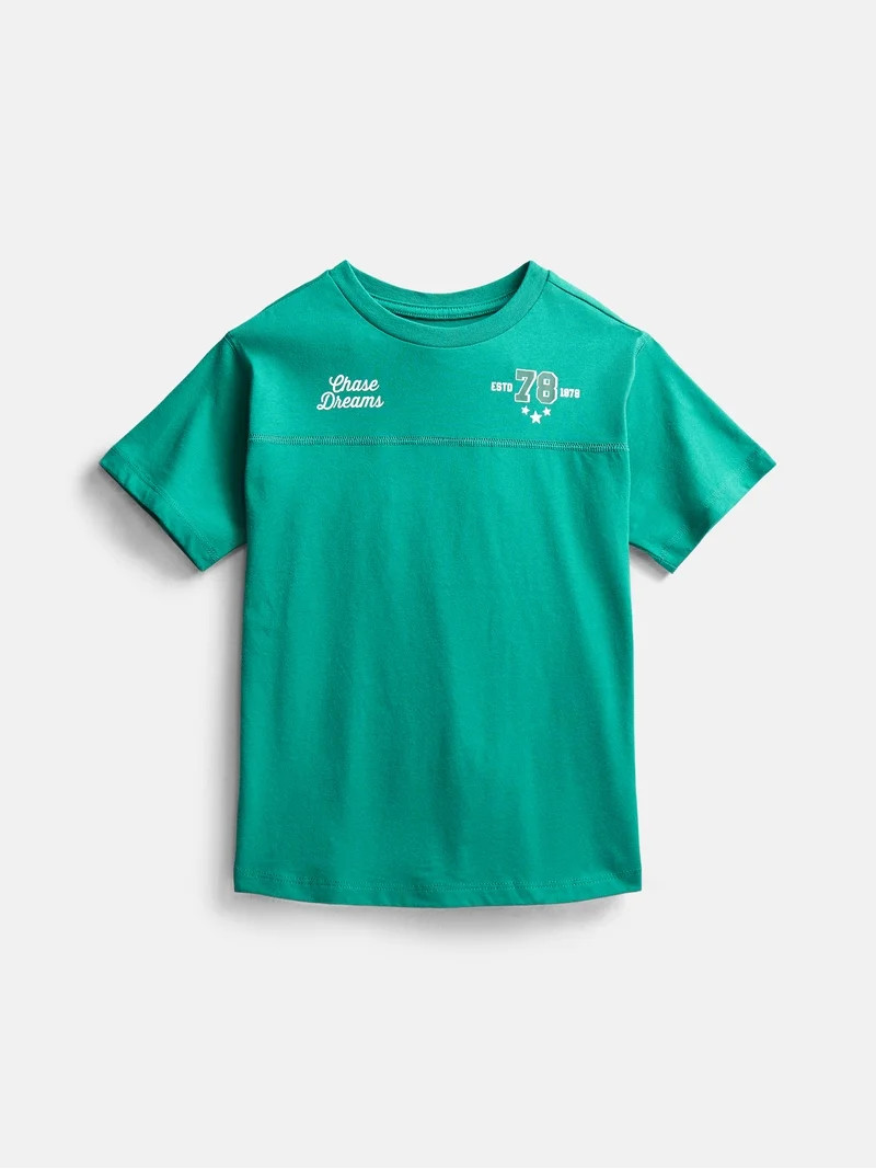 Wonder Nation Little Boys' Graphic Tee with Short Sleeves Sizes 4-10 | Walmart (US)