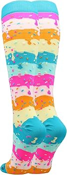 Rainbow Sprinkle Over the Calf Sports Socks – Fun & Colorful Athletic Socks for Girls, Boys, Wo... | Amazon (US)