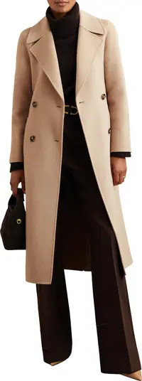 Rene Double Breasted Wool Blend Coat | Nordstrom