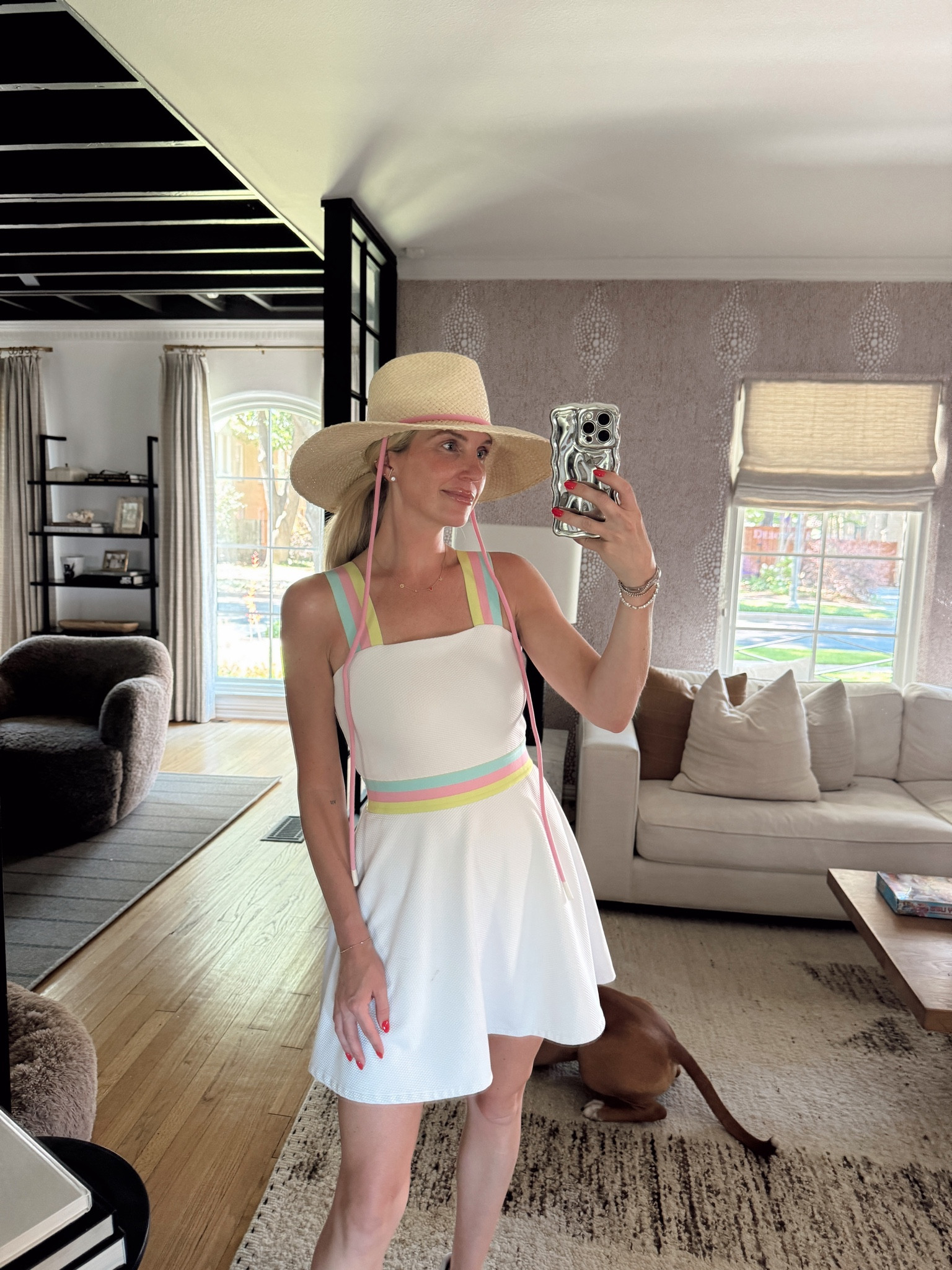 Track mom ootd 🩷 my hat has a big brim and UPF 50+ 

My dress is Beach Riot and I can’t find it in stock but I linked the matching top & skirt version of it!

#LTKActive #LTKootd