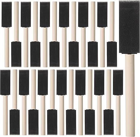 Bates- Foam Paint Brushes, 26pcs, 1 Inch, Sponge Brushes, Sponge Paint Brush, Foam Brushes, Foam ... | Amazon (US)