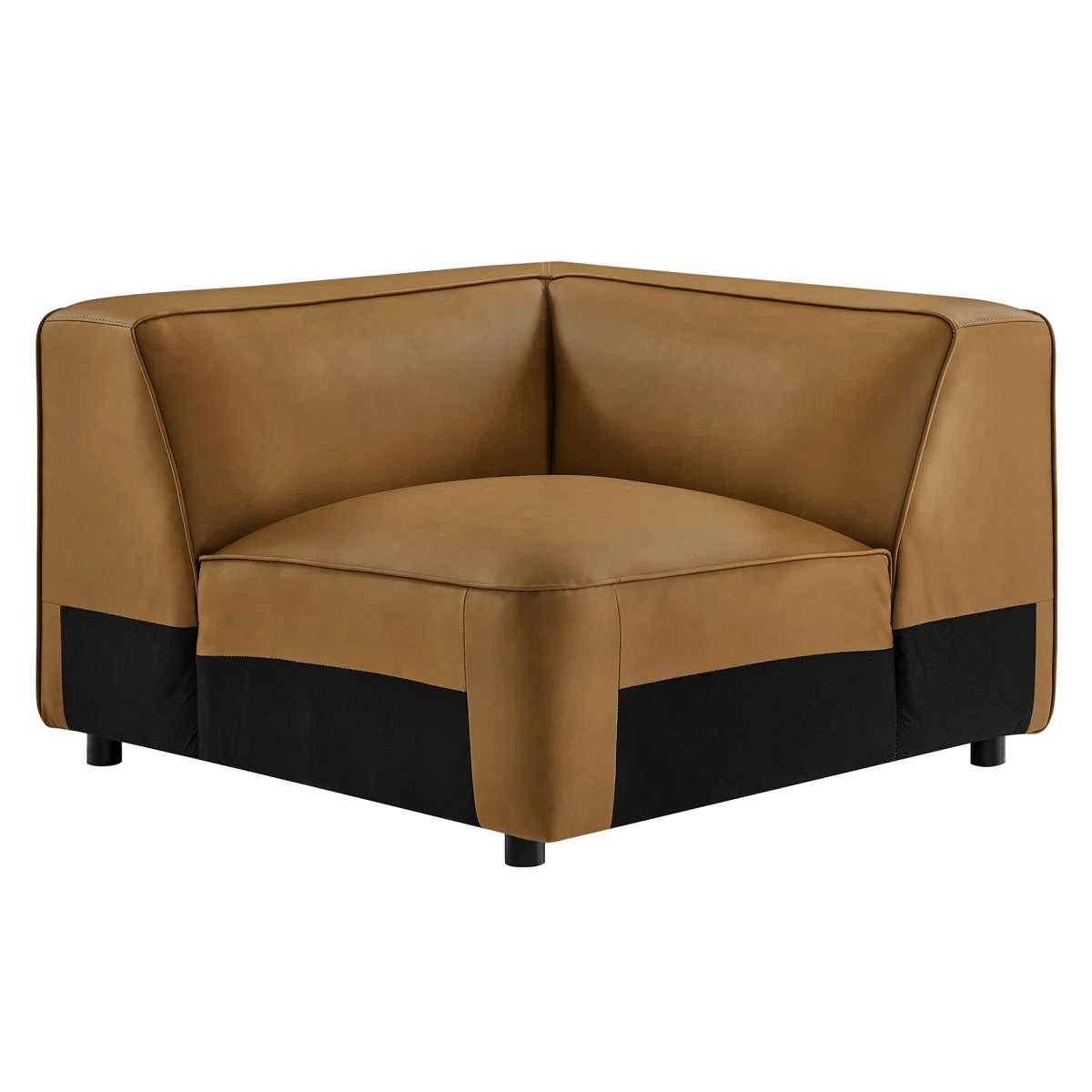 Auren Upholstered Vegan Leather Modular Corner Chair | Wayfair North America