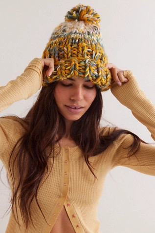 Tide Knit Pom Beanie | Free People (Global - UK&FR Excluded)