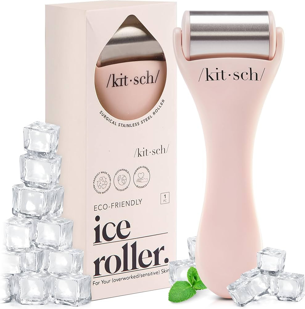 Kitsch Ice Roller for Face – Stainless Steel Ice Face Roller to Reduce Puffiness, Redness & Hea... | Amazon (US)