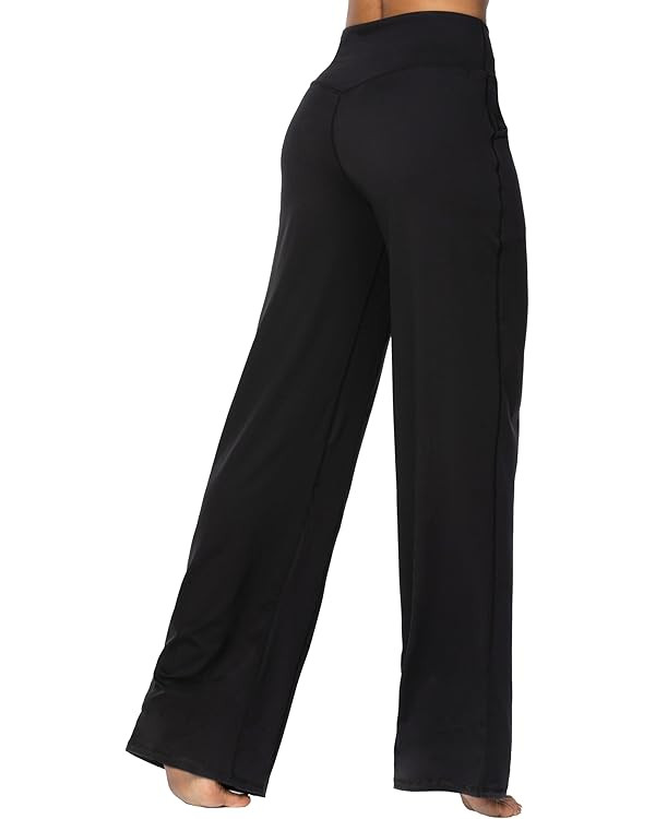 Sunzel Flare Yoga Pants Women, Wide Leg Sweatpants with Pockets, High Waist Tummy Control Comfy L... | Amazon (CA)